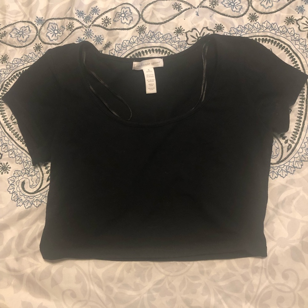 Black Crop Top